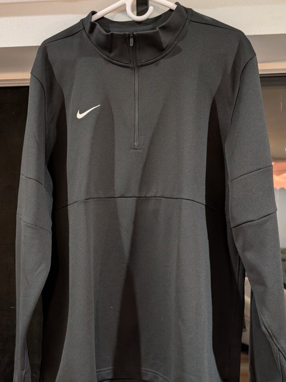 Nike Men’s XL Black Dri-Fit Style Quarter Zip Athletic Pullover